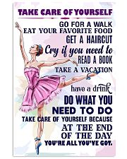 TAKE CARE OF YOURSELF 11x17 Poster front