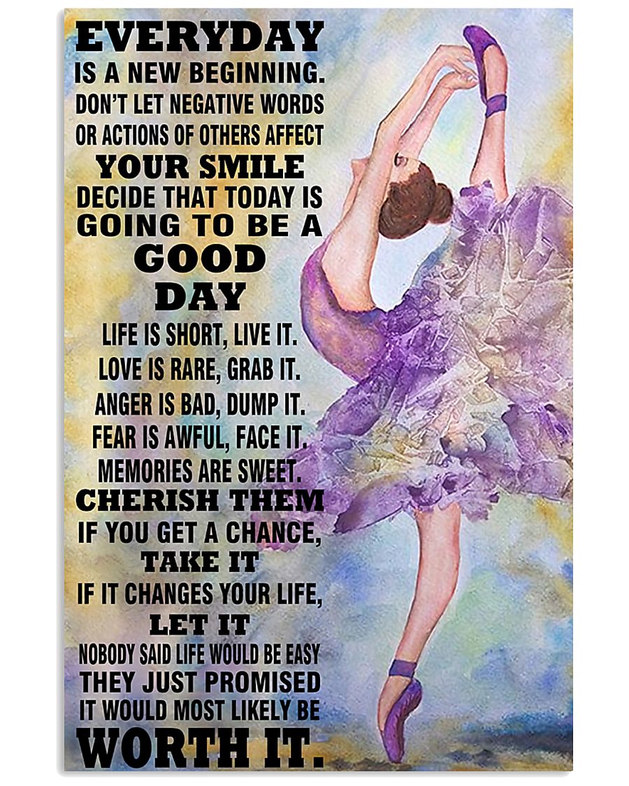 EVERYDAY IS A NEW BEGINNING 11x17 Poster