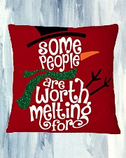 MERRY CHRISTMAS Square Pillowcase aos-pillow-square-front-lifestyle-27