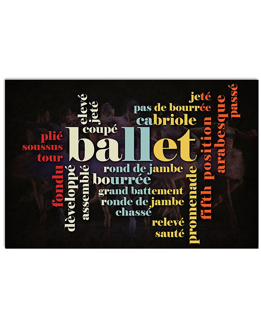 LOVE BALLET 17x11 Poster
