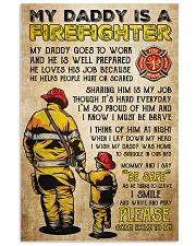 MY DADDY IS A FIREFIGHTER 11x17 Poster front