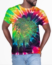 LOVE TURTLE All-over T-Shirt aos-all-over-T-shirt-lifestyle-front-04