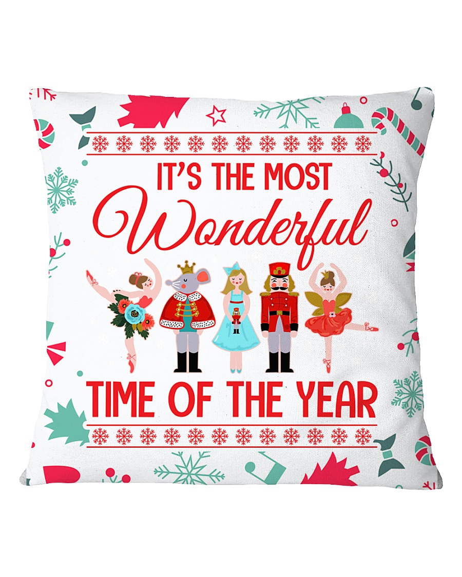IT'S THE MOST WONDERFUL TIME OF THE YEAR Square Pillowcase