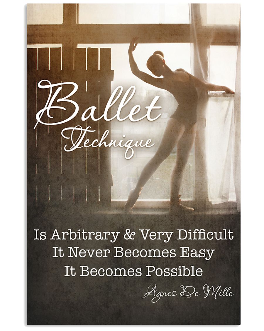 BALLET TECHNIQUE 11x17 Poster