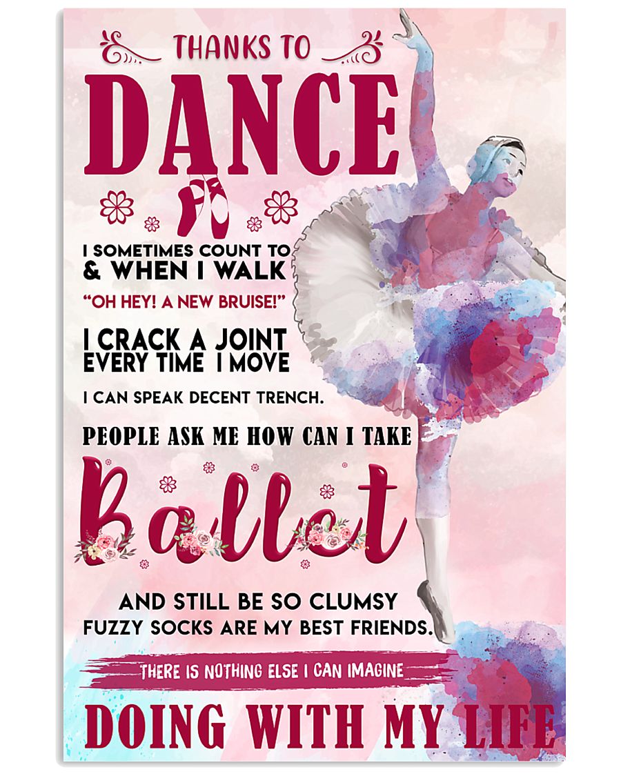 THANKS TO DANCE 11x17 Poster