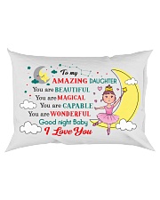 TO MY AMAZING DAUGHTER Rectangular Pillowcase back