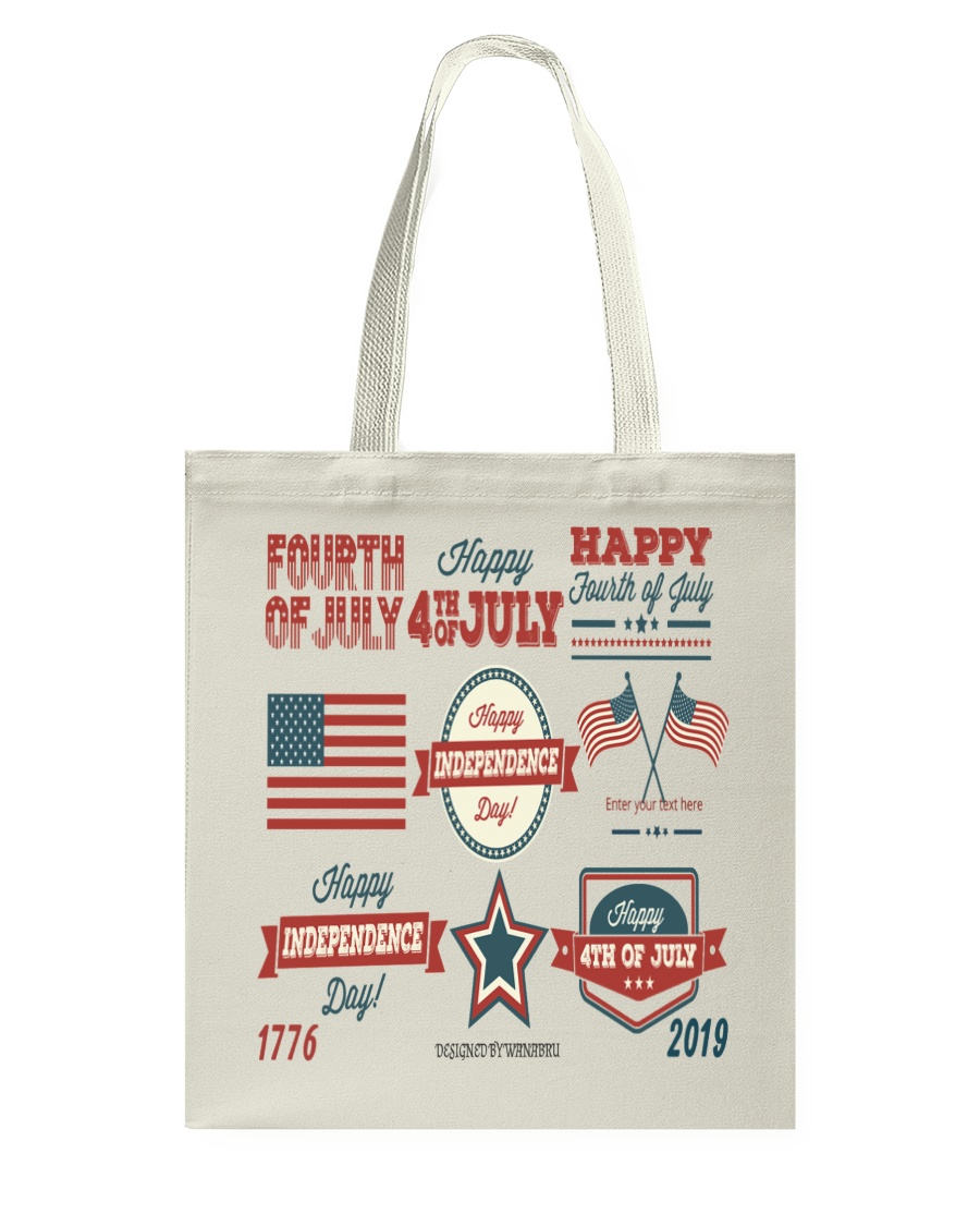 happy 4th of july shirt independente day america Tote Bag