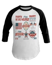 happy 4th of july shirt independente day america Baseball Tee thumbnail