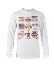 happy 4th of july shirt independente day america Long Sleeve Tee thumbnail
