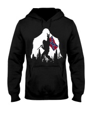 Bigfoot Confederate States of America Flag Hooded Sweatshirt tile