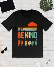 be kind sign language t shirt Classic T-Shirt lifestyle-mens-crewneck-front-17