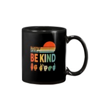 be kind sign language t shirt Mug tile