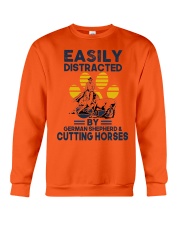 Cutting horses Crewneck Sweatshirt tile