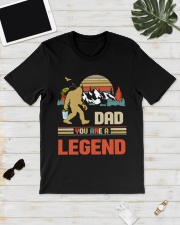 Bigfoot and dad you are a legend shirt Classic T-Shirt lifestyle-mens-crewneck-front-17