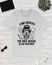 I Am Sorry The Nice Nurse Classic T-Shirt lifestyle-mens-crewneck-front-17