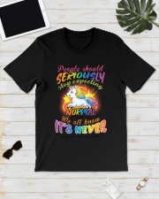 unicorn 2 Classic T-Shirt lifestyle-mens-crewneck-front-17