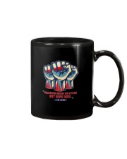 1Design Biden Fear never builds the future black Mug tile