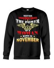 born in november Crewneck Sweatshirt tile