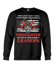 I love more than being a firefighter Crewneck Sweatshirt tile
