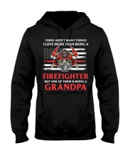 I love more than being a firefighter Hooded Sweatshirt tile