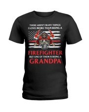 I love more than being a firefighter Ladies T-Shirt tile