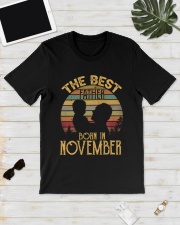 THE BEST FATHER Classic T-Shirt lifestyle-mens-crewneck-front-17