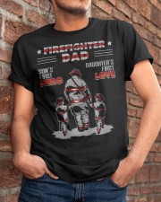 firefighter dad son's first hero and daughter's Classic T-Shirt apparel-classic-tshirt-lifestyle-26