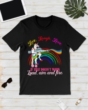 Live laugh love Classic T-Shirt lifestyle-mens-crewneck-front-17