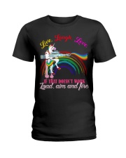 Live laugh love Ladies T-Shirt tile