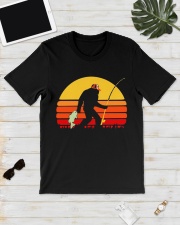 sasquatch bigfoot bass fishing shirt Classic T-Shirt lifestyle-mens-crewneck-front-17