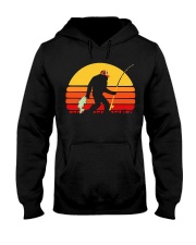 sasquatch bigfoot bass fishing shirt Hooded Sweatshirt tile