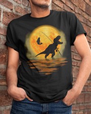 dinosaurs tee rex fishing t shirt Classic T-Shirt apparel-classic-tshirt-lifestyle-26