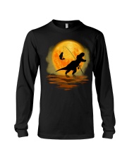 dinosaurs tee rex fishing t shirt Long Sleeve Tee tile