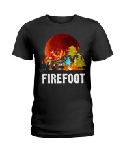 firefoot - bigfoot - fireman shirt Ladies T-Shirt tile