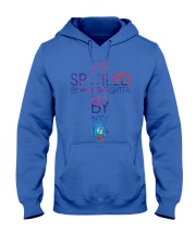 Blessed By God Spoiled By My Firefighter Hooded Sweatshirt tile