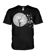 Fall Leaves Autumn Funny Tee shirts V-Neck T-Shirt thumbnail