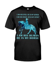 I Am His Eyes He Is My Wings I Am His Voice Classic T-Shirt thumbnail
