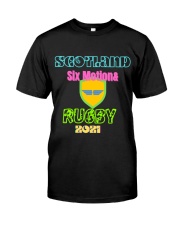 Scotland Six Mations design classic t-shirt Classic T-Shirt front