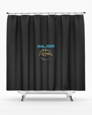 Limited Edition Classic T-Shirt Shower Curtain aos-shower-curtains-71x74-lifestyle-front-02a