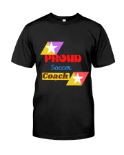 Proud Seccer Coach Black History Month Afrika Classic T-Shirt Classic T-Shirt front