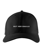 But Her Emails Hat Embroidered Hat front