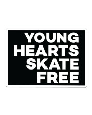 Young Hearts Skate t shirt Sticker tile