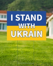 I Stand With Ukraine Yard Sign 24x18 Yard Sign aos-yard-sign-24x18-lifestyle-front-01
