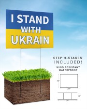 I Stand With Ukraine Yard Sign 24x18 Yard Sign aos-yard-sign-24x18-lifestyle-front-30