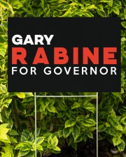 Gary Rabine For Governor yard sign 18x12 Yard Sign aos-yard-sign-18x12-lifestyle-front-02