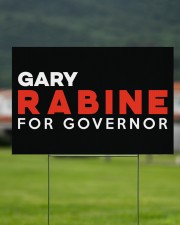 Gary Rabine For Governor yard sign 18x12 Yard Sign aos-yard-sign-18x12-lifestyle-front-05