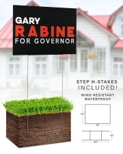 Gary Rabine For Governor yard sign 18x12 Yard Sign aos-yard-sign-18x12-lifestyle-front-28