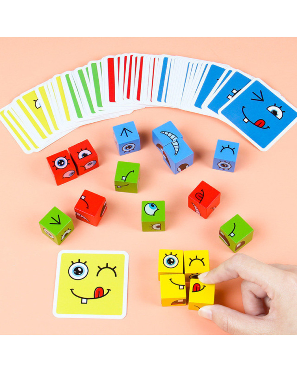 Gift For Kids - Changing Cube Building Blocks template