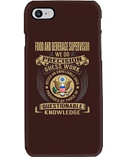 Food and Beverage Supervisor 3 Phone Case tile