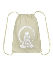 Doesnt Make Me Happy Drawstring Bag tile